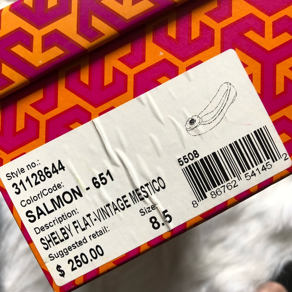 Authentic Tory Burch Shelby Blossom flats - Picture 8 of 8